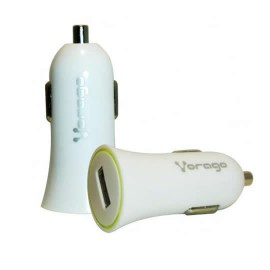 CARGADOR UNIVERSAL PARA AUTOMOVIL VORAGO AU-101 COLOR BLANCO - Envío Gratuito