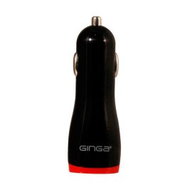 CARGADOR UNIVERSAL PARA AUTOMOVIL GINGA GI16BAL01-NR DE COLOR NEGRO CON ROJO - Envío Gratuito