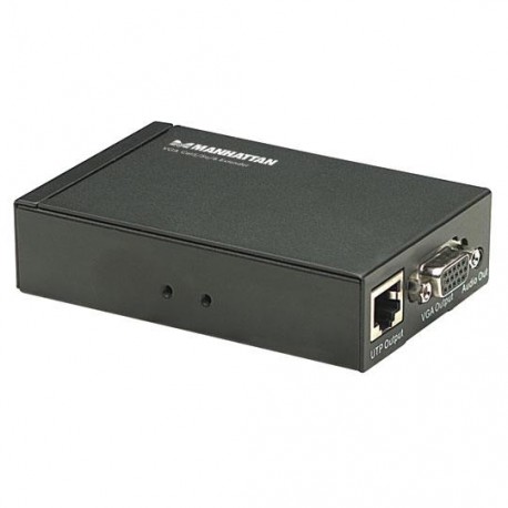 ADAPTADOR EXTENSOR DE VIDEO MANHATTAN DE VGA A RJ45 177344 - Envío Gratuito