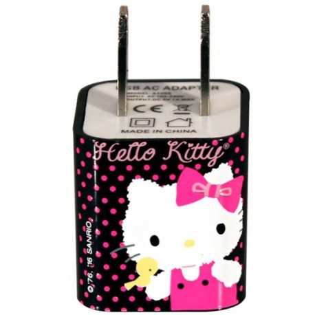 CARGADOR DE CUBO HELLO KITTY HK16CU01 TECHZONE DE CORRIENTE USB - Envío Gratuito