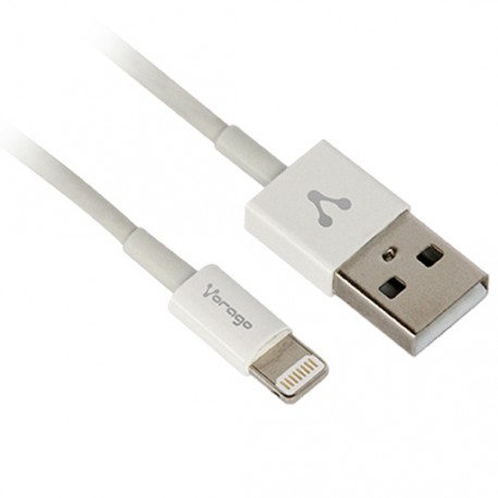 CABLE VORAGO CAB-110 BLANCO USB-APPLE LI - Envío Gratuito