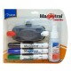MARCADOR PARA PIZARRON AZOR MAGISTRAL DIDACTICO 8350K COLOR SURTIDO 3 PIEZAS - Envío Gratuito