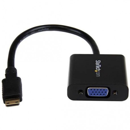 ADAPTADOR CONVERTIDOR DE VIDEO STARTECH MINI HDMI A VGA MNHD2VGAE2 - Envío Gratuito