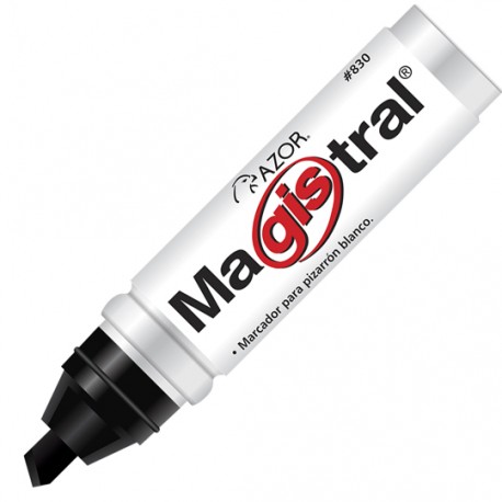 MARCADOR PARA PIZARRON AZOR MAGISTRAL 83012NE COLOR NEGRO 1 PIEZA - Envío Gratuito