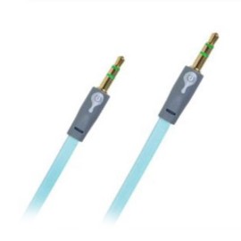 CABLE AUDIO 3.5 MM MACHO A MACHO PERFECT CHOICE COLOR GRIS DE 1 METRO EL-994435 - Envío Gratuito