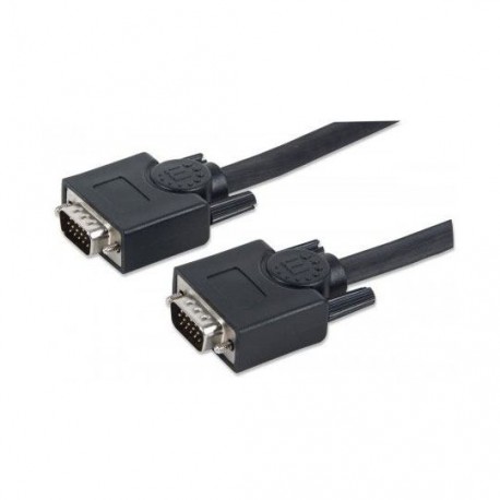 CABLE VGA MACHO A MACHO MANHATTAN COLOR NEGRO DE 7.5 METROS 372978 - Envío Gratuito