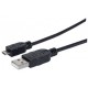CABLE USB A MACHO A B MACHO MANHATTAN COLOR NEGRO DE 1.8 METROS 307178 - Envío Gratuito