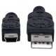CABLE USB A MACHO A B MACHO MANHATTAN COLOR NEGRO DE 1.8 METROS 333375 - Envío Gratuito