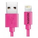 ADATA CABLE LIGHTING ROSA - Envío Gratuito