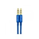 CABLE AUDIO 3.5 MM MACHO A MACHO VORAGO COLOR ROSA DE 1 METRO CAB-115 - Envío Gratuito
