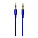 CABLE AUDIO 3.5 MM MACHO A MACHO VORAGO COLOR ROSA DE 1 METRO CAB-115 - Envío Gratuito