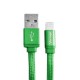 CABLE USB A MICRO USB MACHO A MACHO VORAGO COLOR VERDE DE 1 M CAB-107 - Envío Gratuito