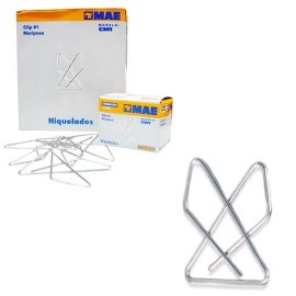 CLIP MARIPOSA MAE NUMERO 1 CAJA CON 12 CLIPS - Envío Gratuito