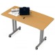 MESA MULTIUSOS LINEA ITALIA 111 DE MELAMINA COLOR MAPLE - Envío Gratuito