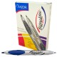 MARCADOR PERMANENTE AZOR SIGNAL DUO 3300AZ COLOR AZUL 1 PIEZA - Envío Gratuito