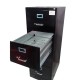 ARCHIVERO VERTICAL DE 4 GAVETAS HIRSH 14532 COLOR NEGRO - Envío Gratuito