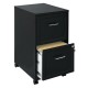 ARCHIVERO VERTICAL DE 2 GAVETAS HIRSH 16251 COLOR NEGRO - Envío Gratuito