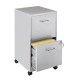 ARCHIVERO VERTICAL DE 2 GAVETAS HIRSH 15478 COLOR PLATA - Envío Gratuito
