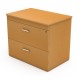 ARCHIVERO HORIZONTAL DE 2 GAVETAS LINEA ITALIA 642M COLOR MAPLE - Envío Gratuito