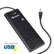 MULTICONTACTO 12 SALIDAS CON DOBLE CARGADOR USB STEREN 905-420 - Envío Gratuito