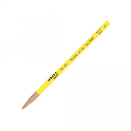 MARCADOR DE CERA SHARPIE PEEL-OFF COLOR AMARILLO 1 PIEZA - Envío Gratuito