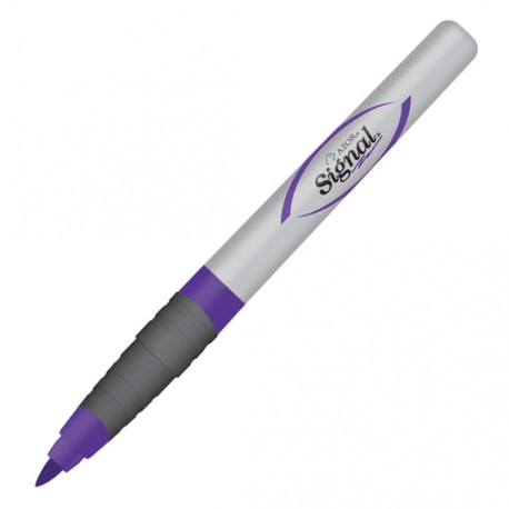 MARCADOR PERMANENTE AZOR SIGNAL COLOR VIOLETA 1 PIEZA - Envío Gratuito