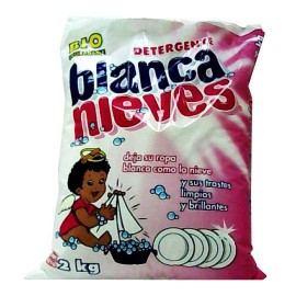 DETERGENTE EN POLVO BLANCA NIEVES 2 KG - Envío Gratuito