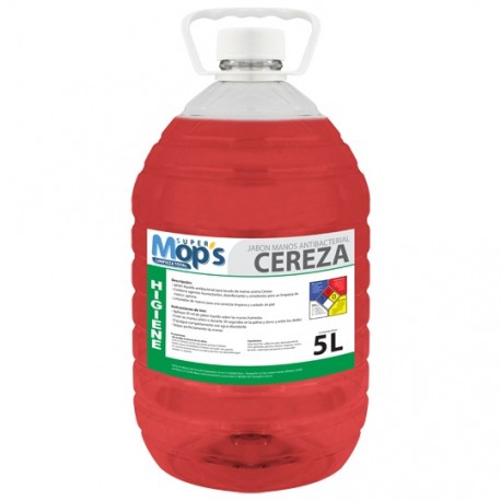 JABON LIQUIDO PARA MANOS MOP´S 5 LT CEREZA - Envío Gratuito