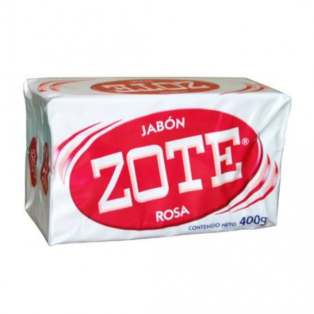 JABON ZOTE 400 GR ROSA - Envío Gratuito