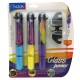 MARCADOR PARA VIDRIO AZOR AQUARELO GLASS JUNIOR AMARILLO,VIOLETA Y AZUL 3 PIEZA - Envío Gratuito