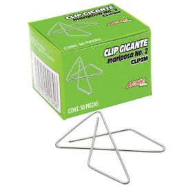 CLIP MARIPOSA BARRILITO NUMERO 2 CAJA CON 12 CLIPS - Envío Gratuito