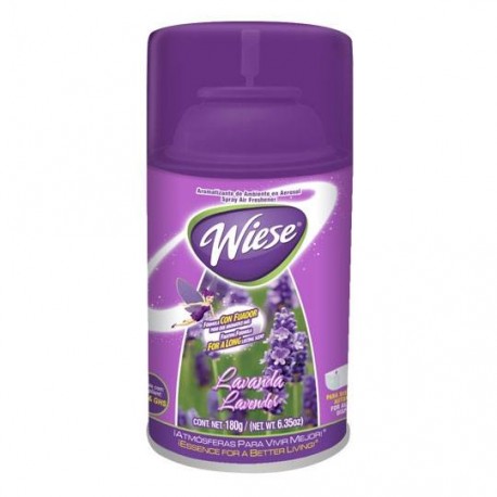 AROMATIZANTE AEROSOL BREEZE MATIC WIESE LAVANDA 180 GR - Envío Gratuito