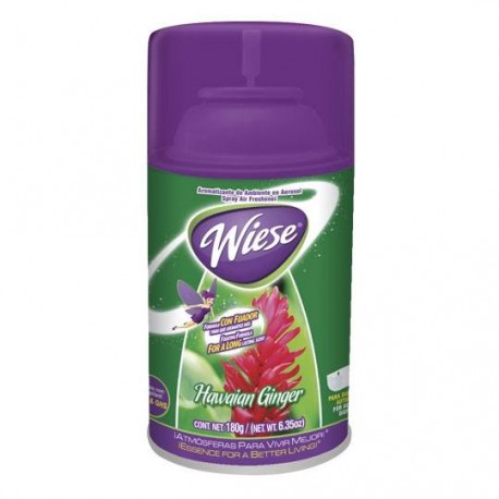 AROMATIZANTE AEROSOL BREEZE MATIC WIESE HAWAIAN GINGER 180 GR - Envío Gratuito