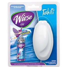 AROMATIZANTE AEROSOL MINI BREEZE MATIC WIESE TAHITI 9 GR - Envío Gratuito