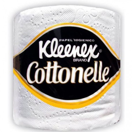 PAPEL HIGIENICO TRADICIONAL KLEENEX COTTONELLE 90429 DE 360 HOJAS DOBLES DE 10.8 X 9.5 CM COLCHON C/40 ROLLOS - Envío Gratuito