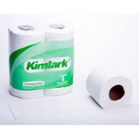 PAPEL HIGIENICO TRADICIONAL KIMLARK 90451 DE 195 HOJAS DOBLES DE 9 X 8.8 CM COLCHON DE 96 PIEZAS - Envío Gratuito
