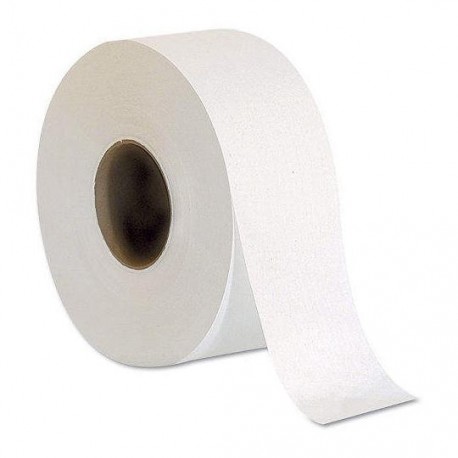 PAPEL HIGIENICO BOBINA DALIA JR HOJA DOBLE DE 180 M X 9 CM 12 PZAS - Envío Gratuito