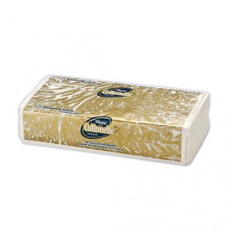 TOALLA INTERDOBLADA KLEENEX 92230 DE 100 HOJAS SENCILLAS 20 PAQUETES - Envío Gratuito