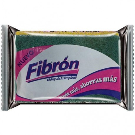 FIBRA ESPONJA FIBRON DE USO DOMESTICO 1 PZA - Envío Gratuito