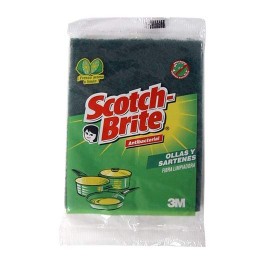 FIBRA VERDE SCOTCH-BRITE DE USO DOMESTICO 1 PZA - Envío Gratuito