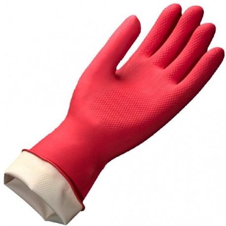 GUANTES DE LATEX VITEX DEL NUMERO 7 1/2 USO MULTIUSOS COLOR ROJO 1 PZA - Envío Gratuito