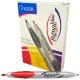 MARCADOR PERMANENTE AZOR SIGNAL DUO 3300RO COLOR ROJO 1 PZA - Envío Gratuito