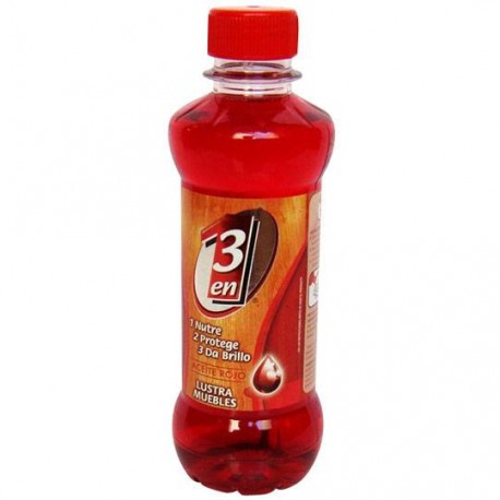 ACEITE PARA MUEBLES 3 EN 1 TIPO LUSTRADOR ROJO DE 480 ML 1 PZA - Envío Gratuito