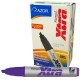 MARCADOR PERMANENTE AZOR SIGNAL XTRA 40008 COLOR VIOLETA 1 PIEZA - Envío Gratuito