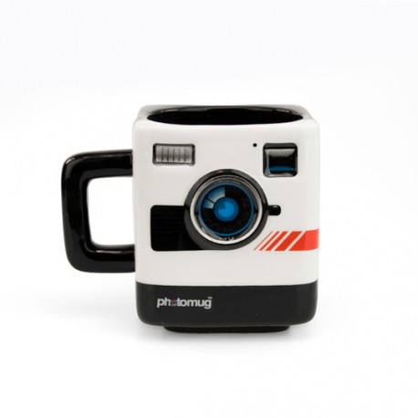 TAZA JUST MUSTARD EN FORMA DE CAMARA INSTANTANEA DE 16 OZ - Envío Gratuito