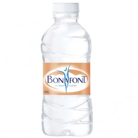 AGUA EMBOTELLADA BONAFONT DE 330 ML SABOR NATURAL PAQUETE CON 24 PIEZAS - Envío Gratuito