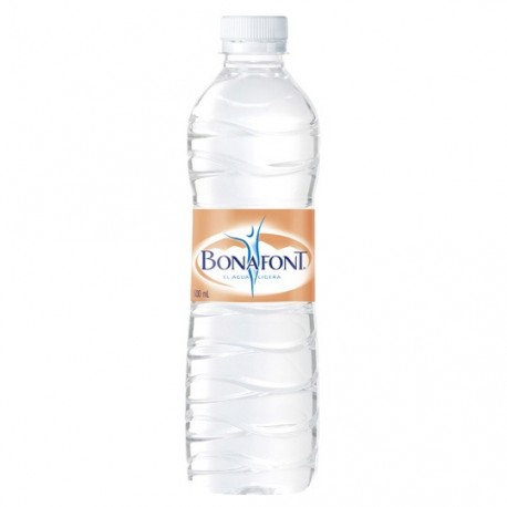 AGUA EMBOTELLADA BONAFONT DE 600 ML SABOR NATURAL PAQUETE CON 12 PIEZAS - Envío Gratuito