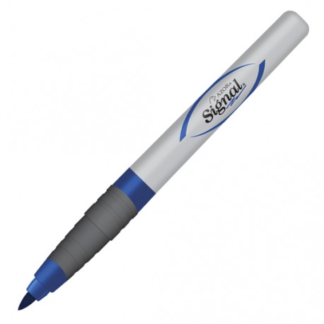 MARCADOR PERMANENTE AZOR SIGNAL 30003 COLOR AZUL 1 PIEZA - Envío Gratuito