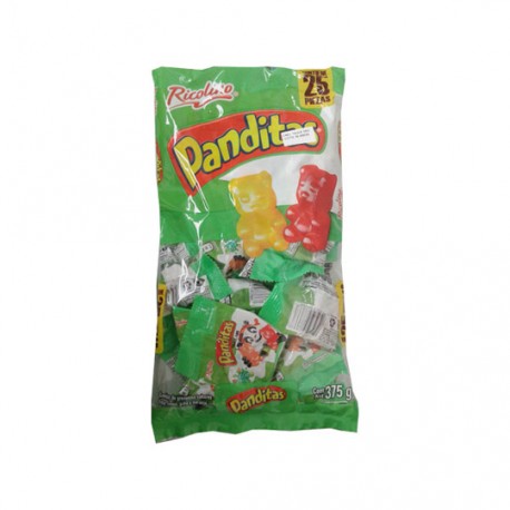BOLSA DE GOMITAS PANDITAS MIXTO 25PZAS DE 15GR C/U - Envío Gratuito