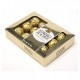 CAJA CHOCOLATE FERRERO ROCHER CON AVELLANA 12 PZAS 150GR - Envío Gratuito